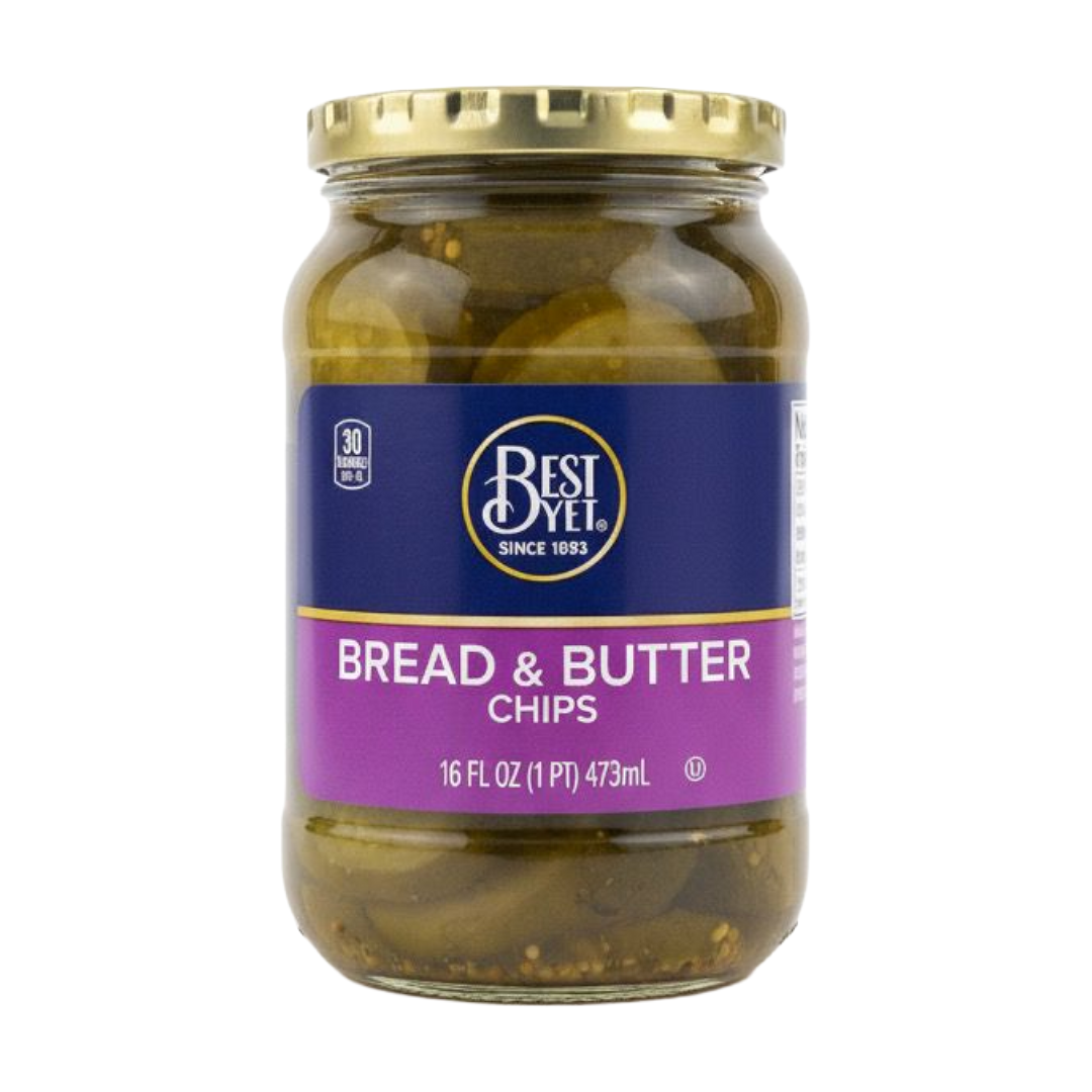Best Yet Bread & Butter Chips Pepinillos 473ml