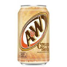 A&W  cream soda - pack de 12 refrescos!