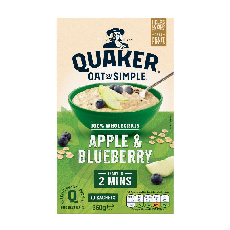 Quaker Apple & Blueberry 360g