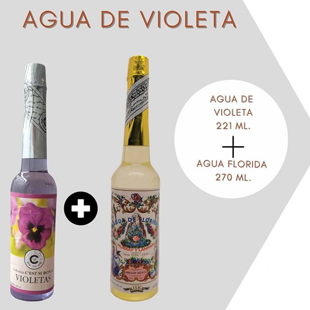 Pack Aguas esotéricas Florida + Violetas. Colonia