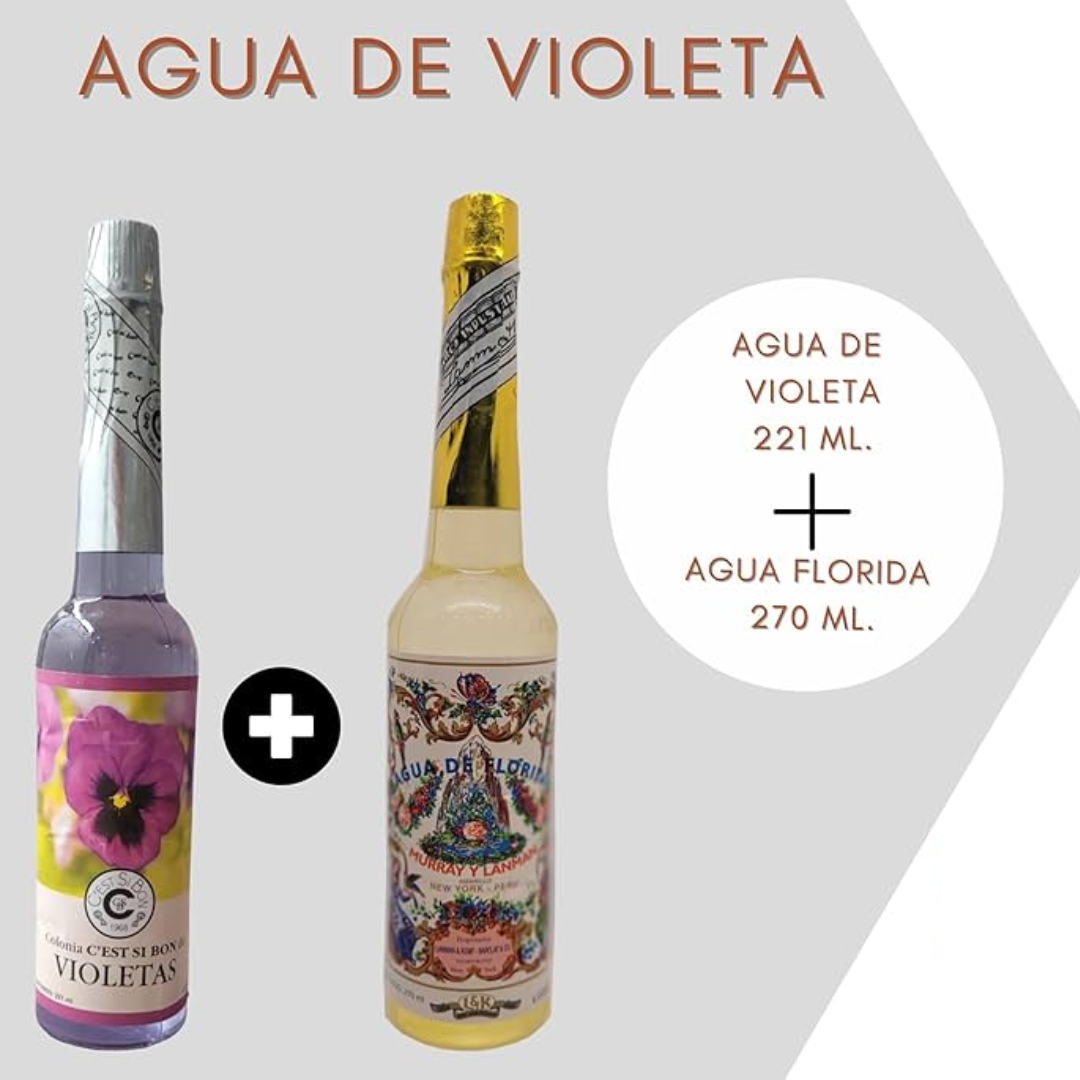 Pack Aguas esotéricas Florida + Violetas. Colonia