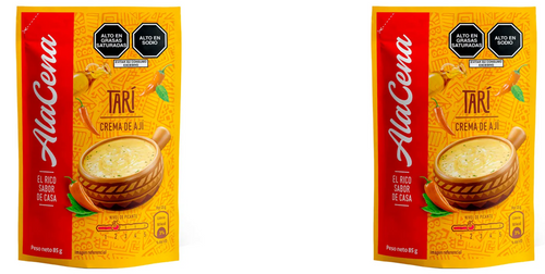 AlaCena Tarí Crema De Ají Rico sabor de casa 85g pack 2