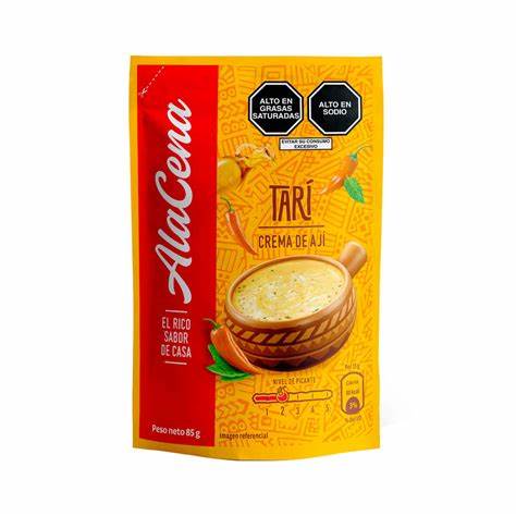 AlaCena Tarí Crema De Ají Rico sabor de casa 85g pack 2