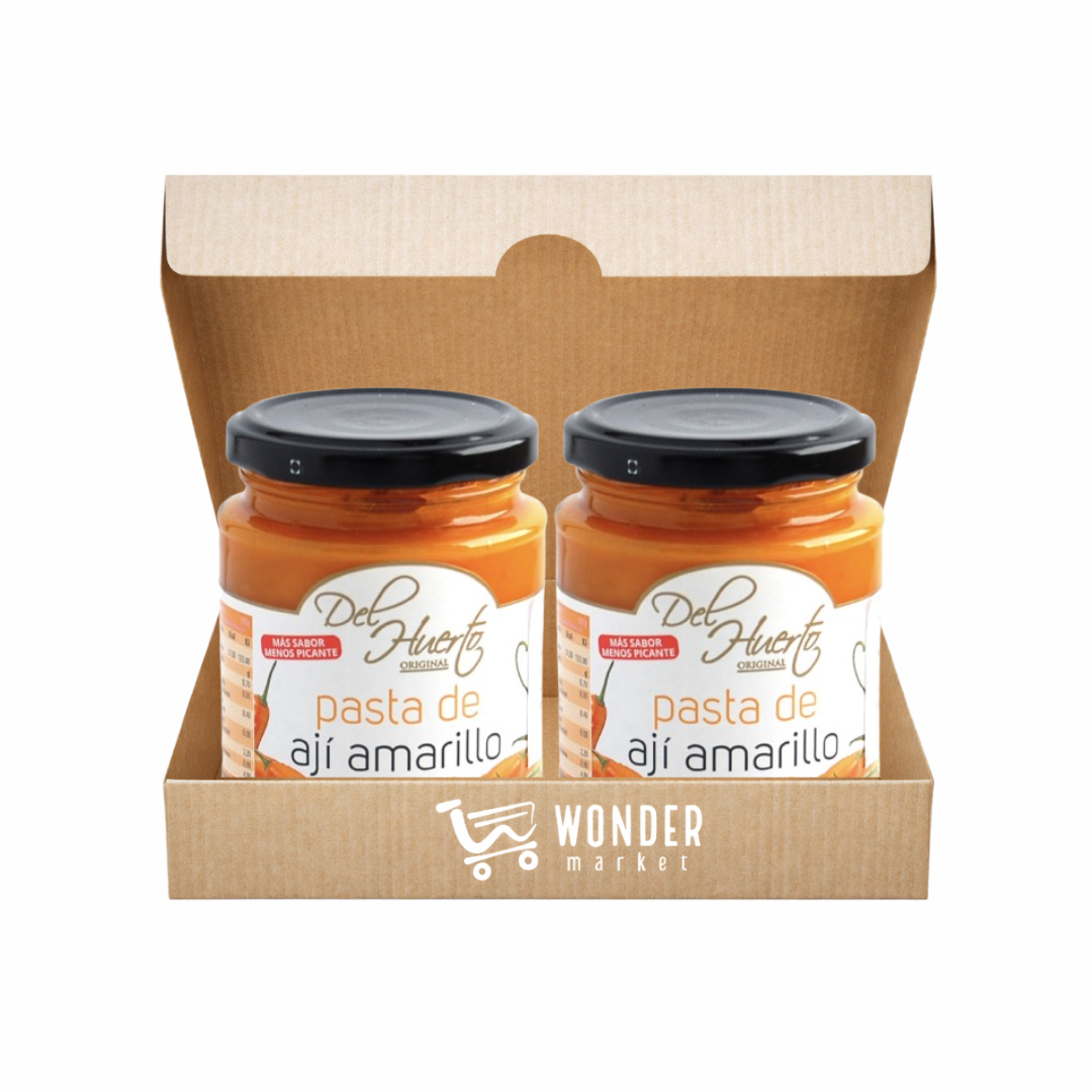 Wonderbox Del Huerto Pasta de Ají Amarillo 212g x2