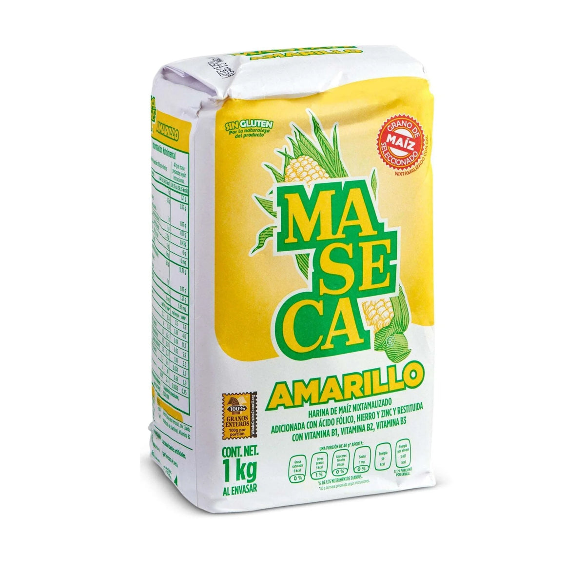 Maseca harina de maiz amarillo 1kg