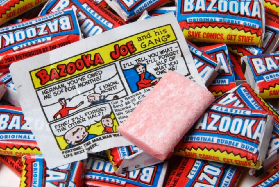 Original Bazooka Bubble Gum NET WT 4.0 OZ (114g)