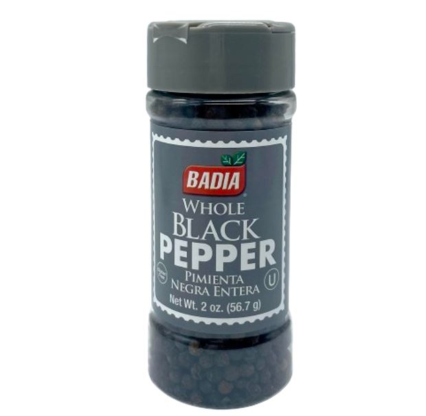 Badia pimienta negra entera 56.7g