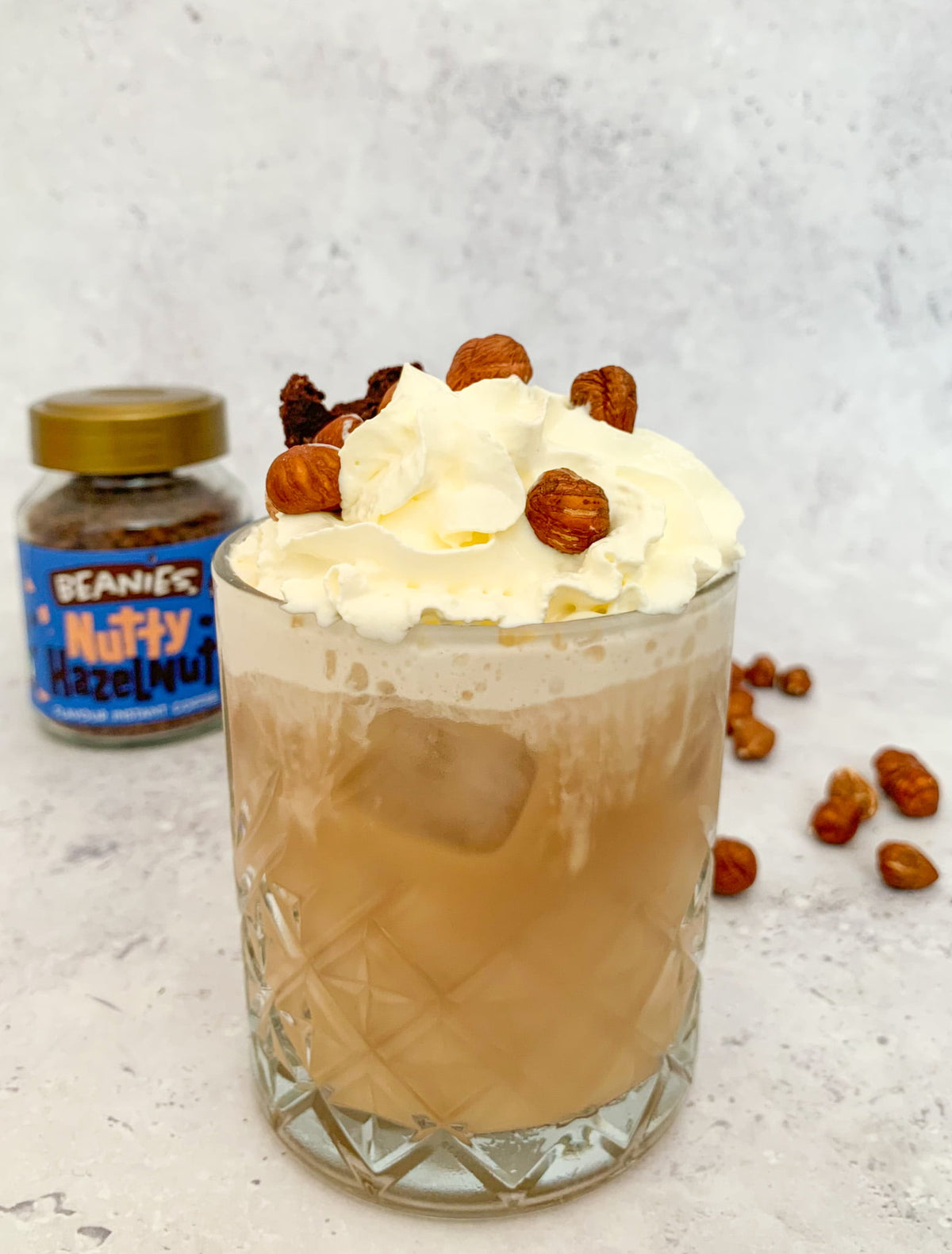 Beanies Nutty Hazelnut Flavour Instant Coffee 50g