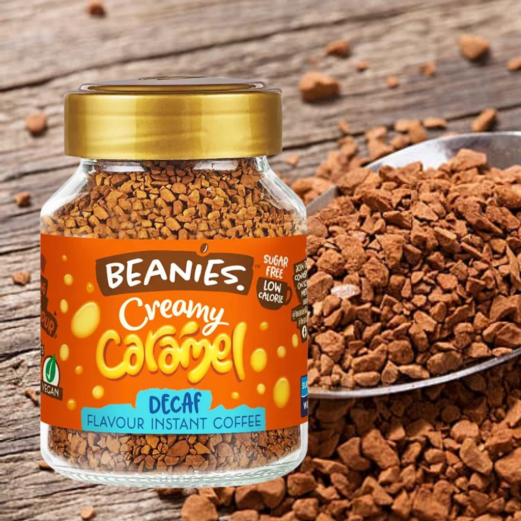 Beanies Caramel descafeinado 50gr - Café Instantáneo