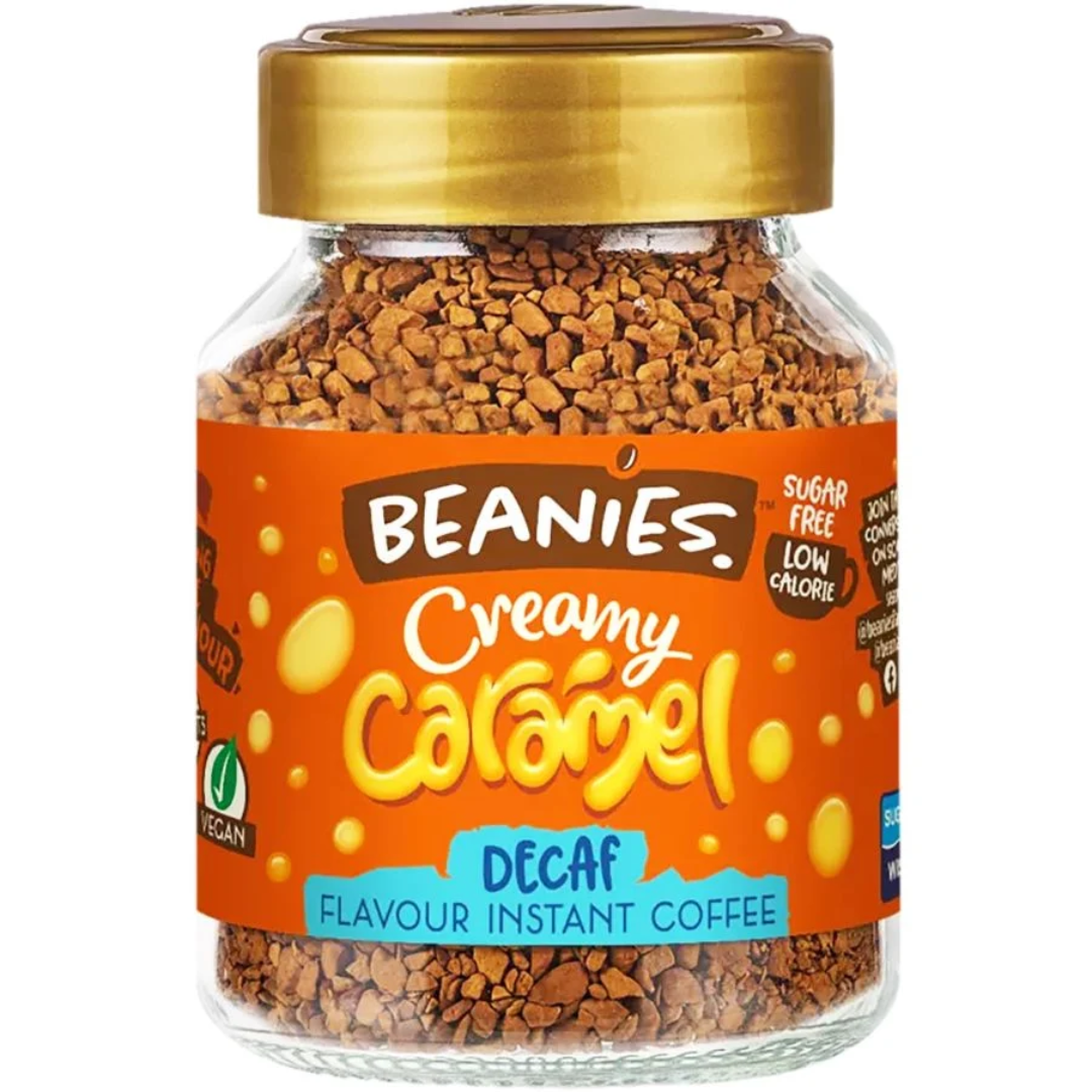 Beanies Caramel descafeinado 50gr - Café Instantáneo