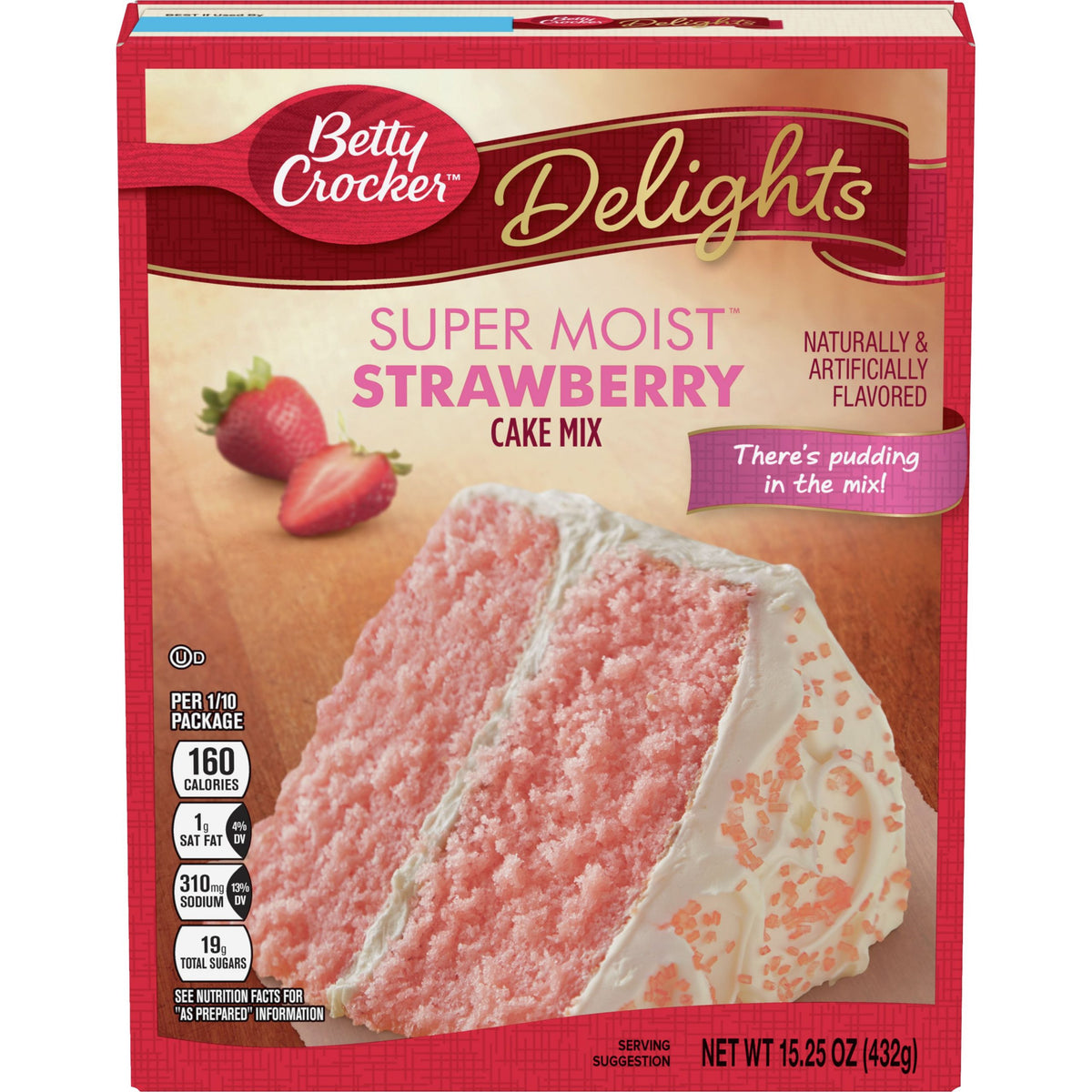 Betty Crocker strawberry 432g