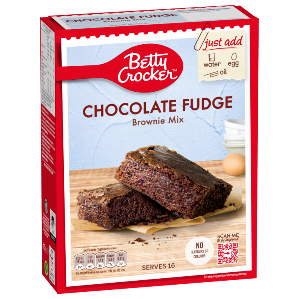 Betty Crocker chocolate fudge brownie mix 400g