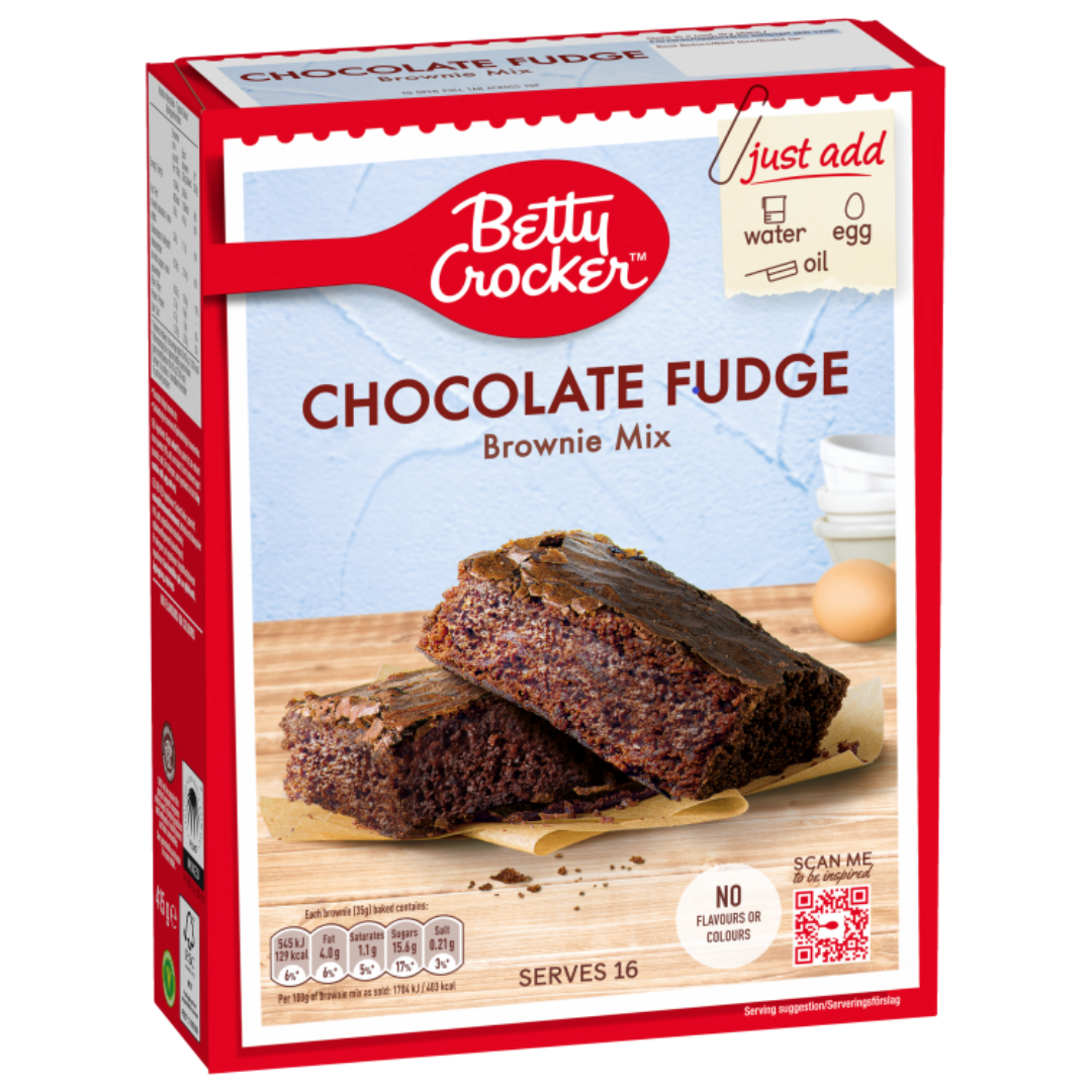 Betty Crocker chocolate fudge brownie mix 400g