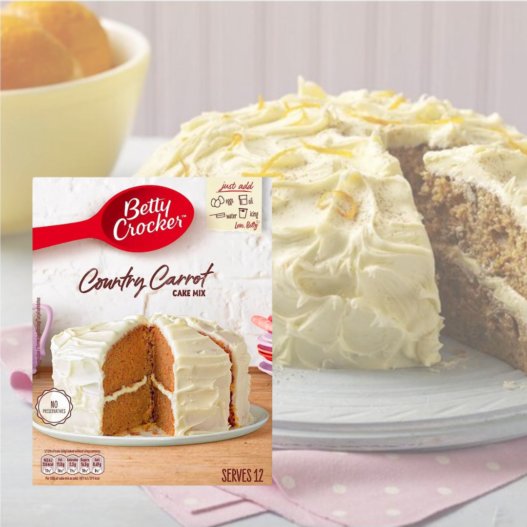 Betty crocker carrot cake 425 gr