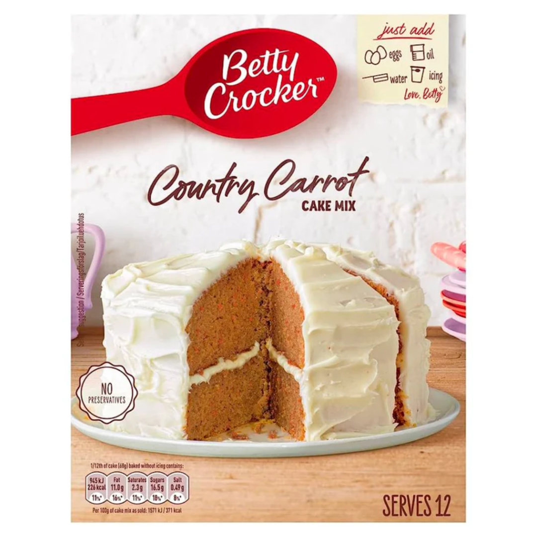 Betty crocker carrot cake 425 gr