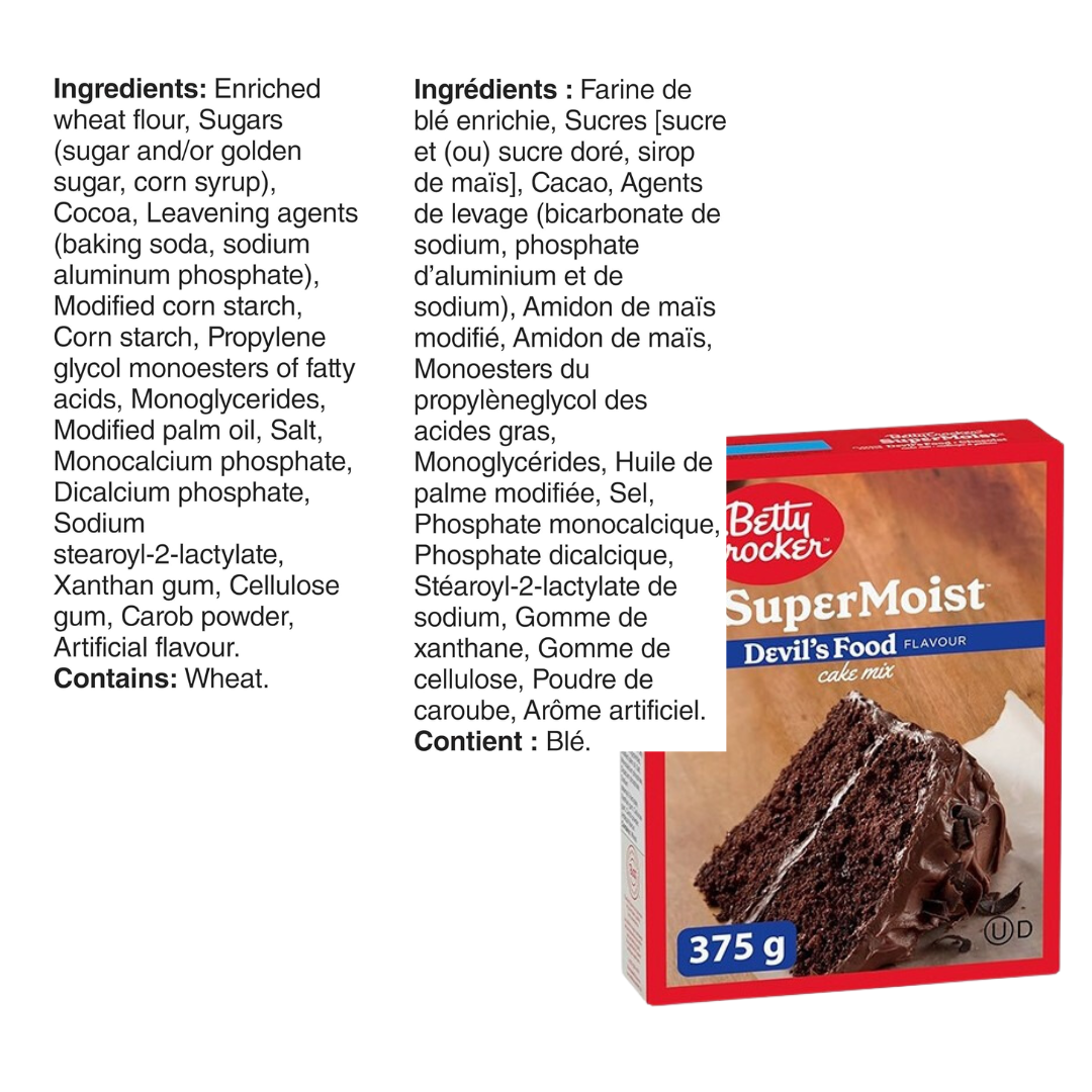 Betty Crocker Devils Food Chocolate 375gr