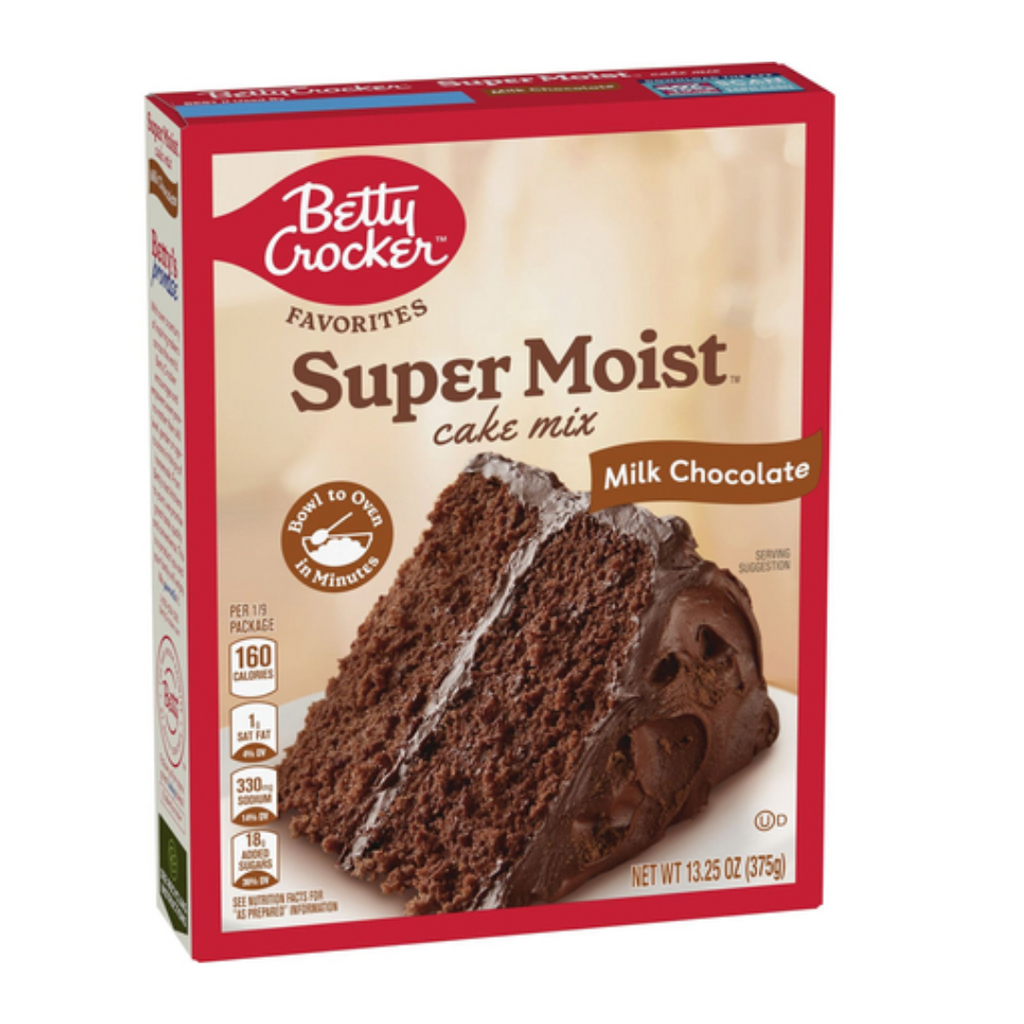 Betty Crocker Milk Chocolate - Cake Mix Super Moist - 375g