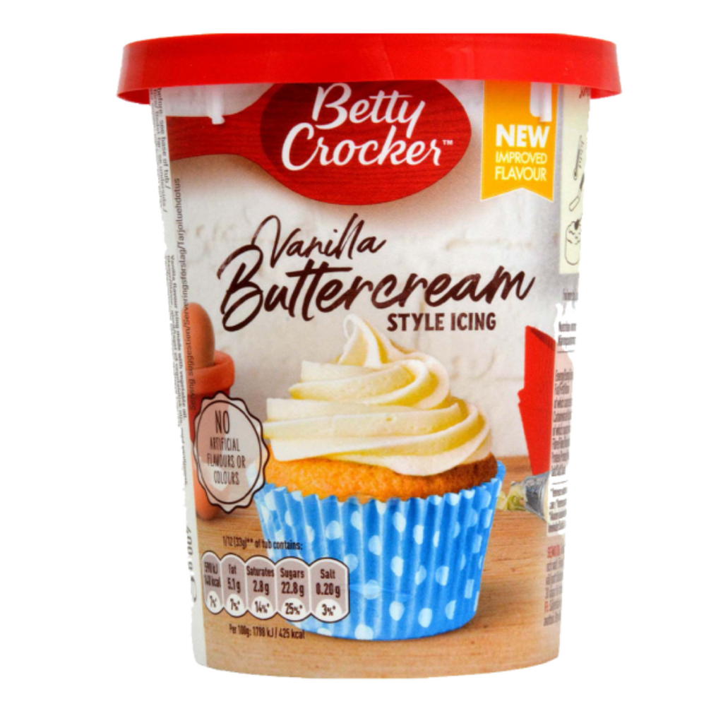 Wonderbox Betty Crocker French Vainilla + Vainilla buttercream