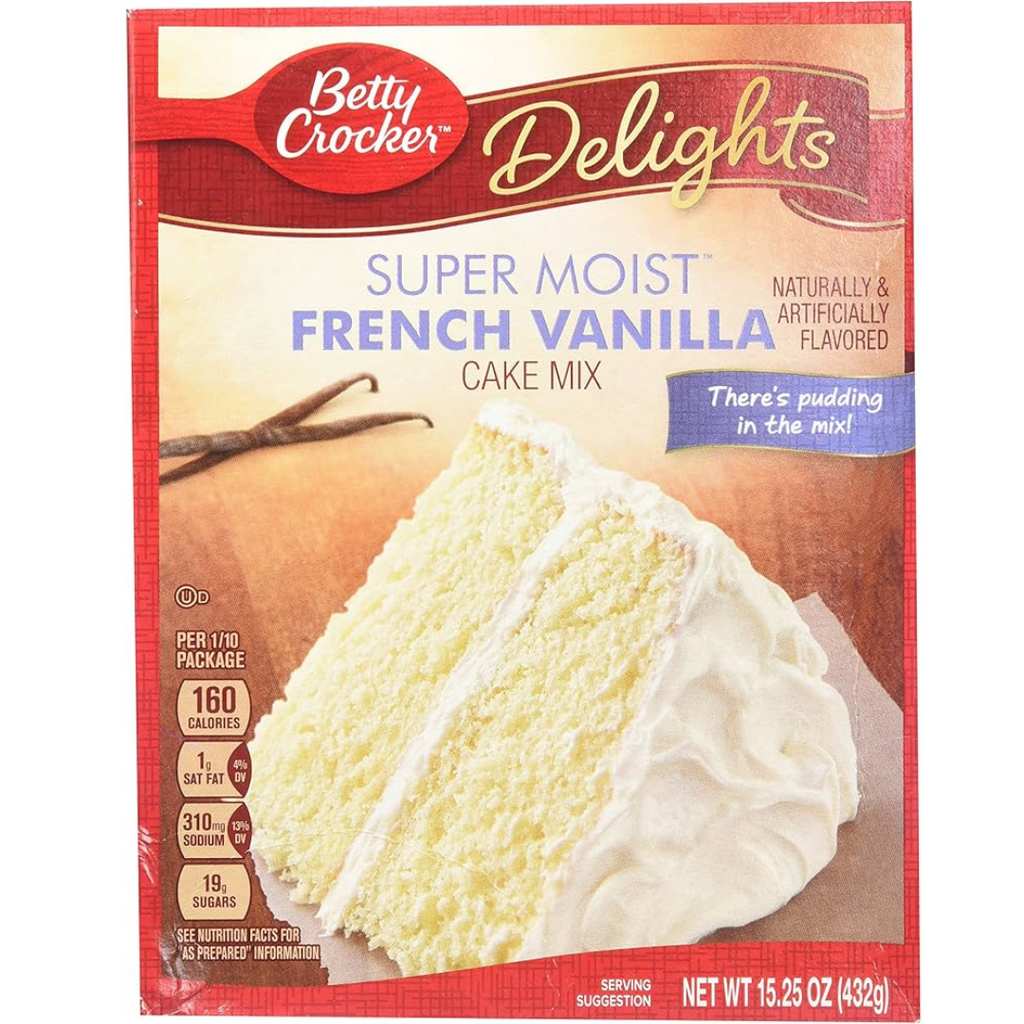 Wonderbox Betty Crocker French Vainilla + Vainilla buttercream