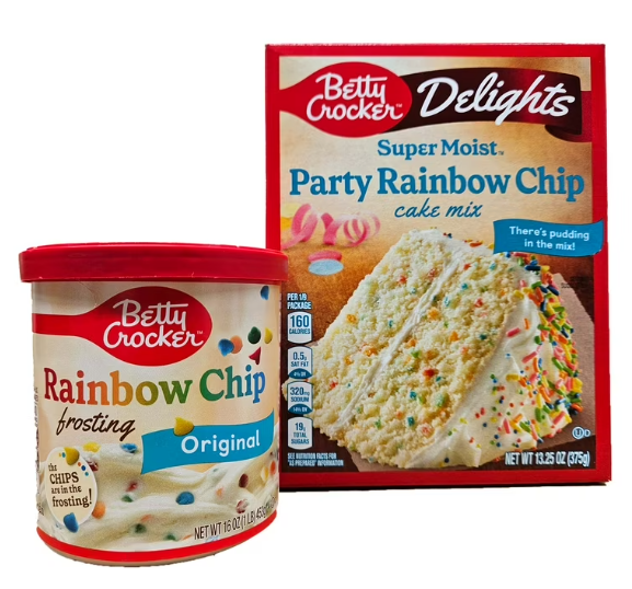 Betty Crocker rainbow chip party - 425g