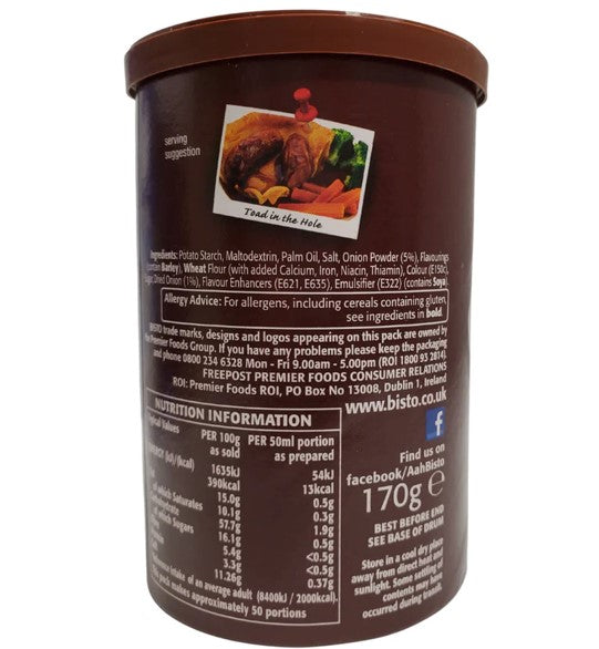 Bisto condimento de cebolla 170 gr
