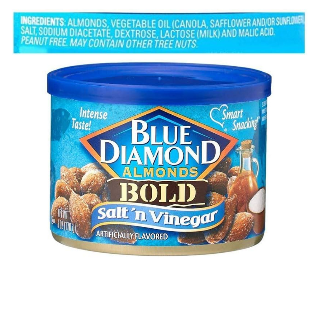 Blue Diamond Almond Salt Vinegar Almendras 170g
