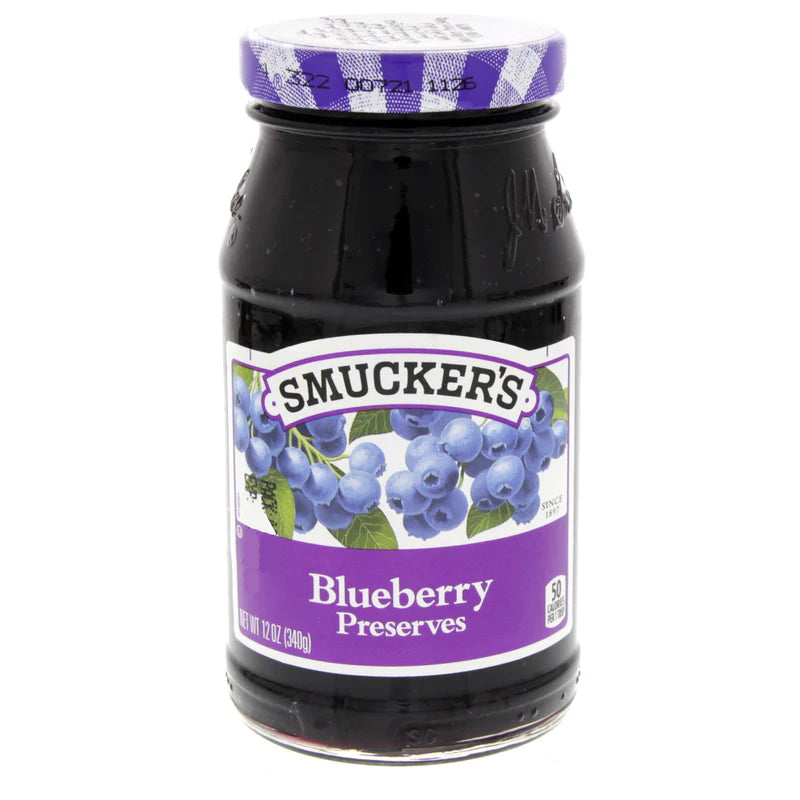 Smucker´s Blueberry Preserves Net Wt 12 OZ (340g)