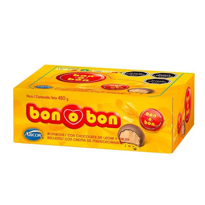 Bombón relleno con Crema de Cacahuete y barquillo 450g
