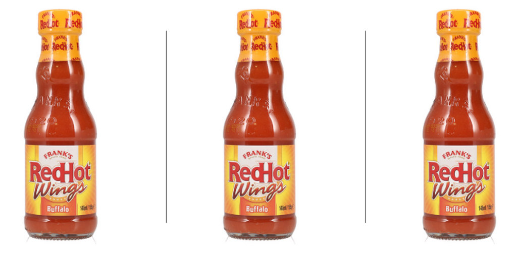 Frank's Red Hot Wings Sauce Buffalo 155gx3