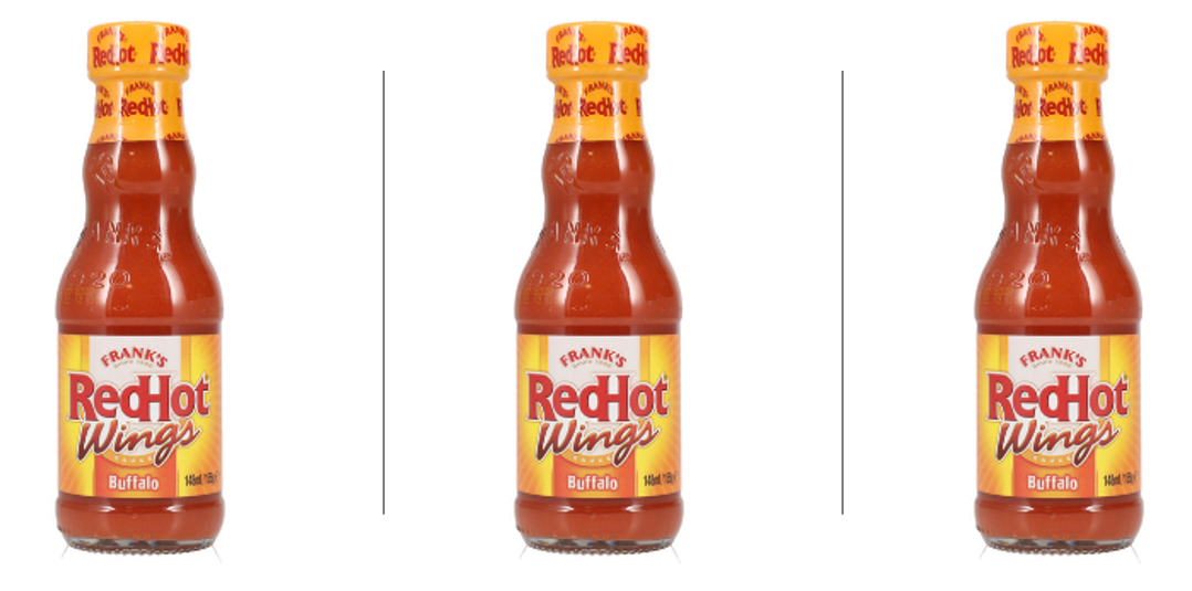 Frank's Red Hot Wings Sauce Buffalo 155gx3
