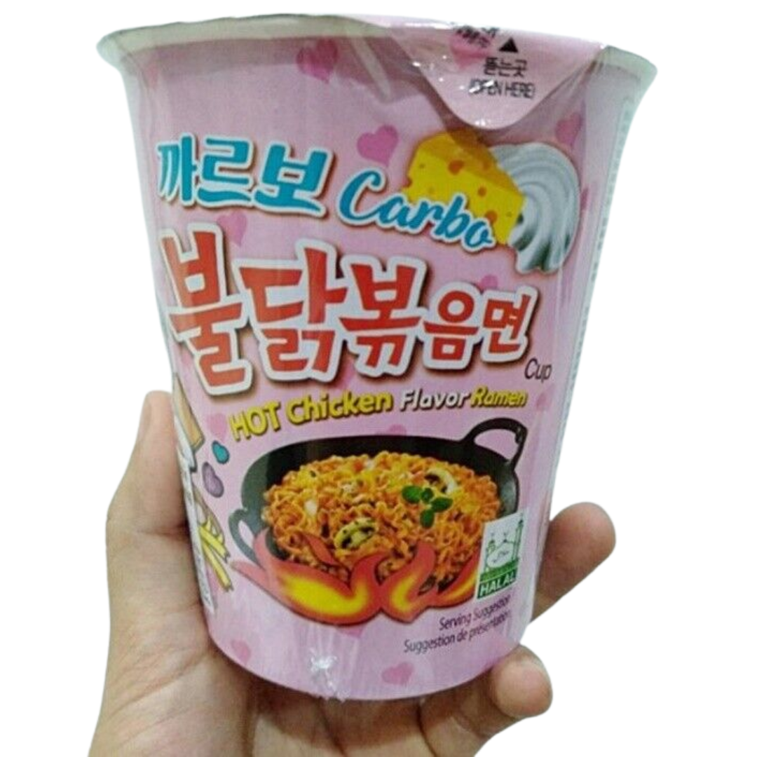 Buldak Carbonara Hot Chicken 80g -Pack 2