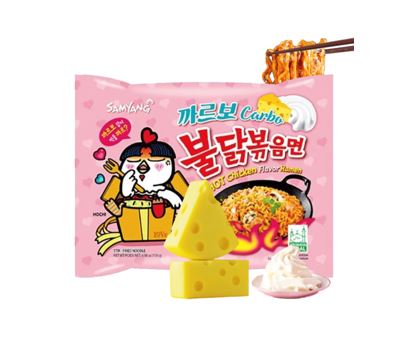 Buldak carbonara picante 1 ud - 140g