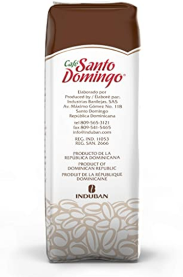 Santo Domingo Caf? Tostado en Grano 453.6gr