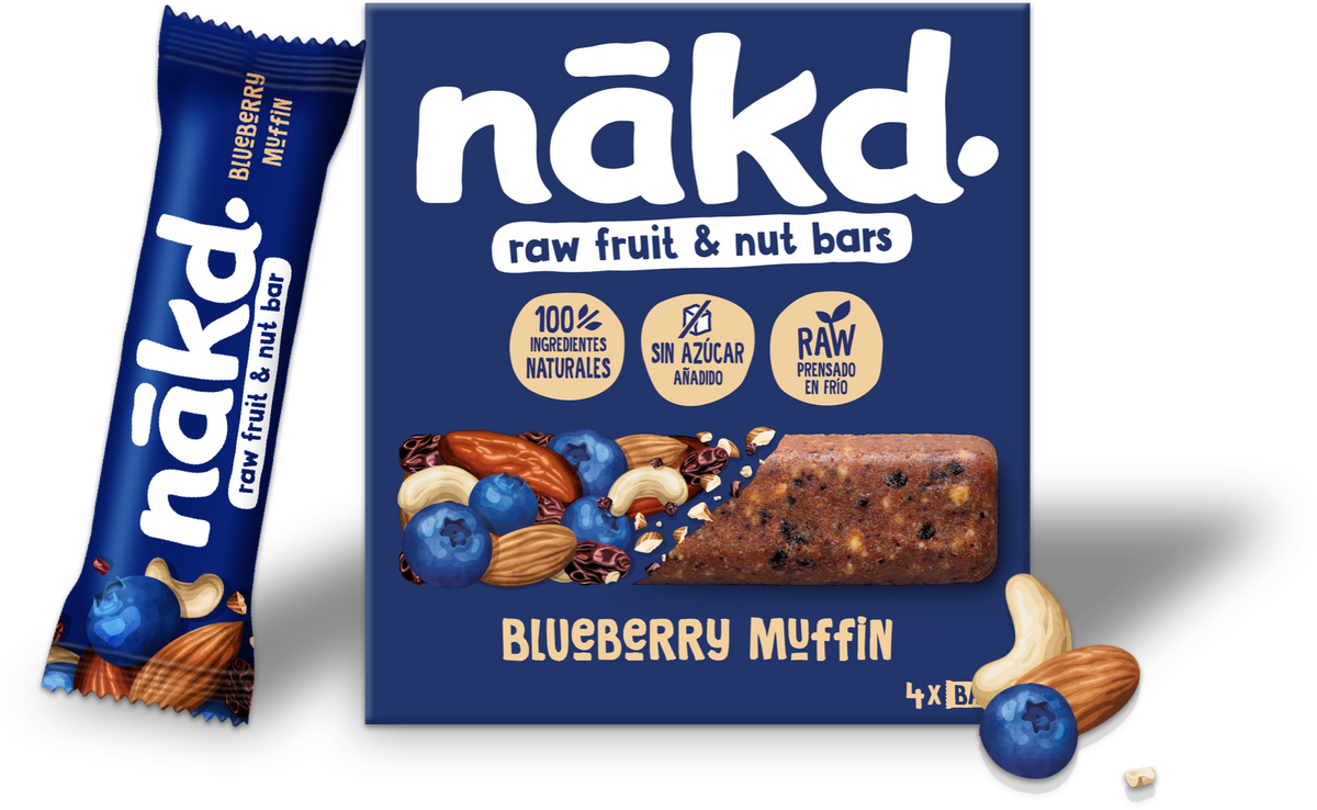 Nakd blueberry muffin - caja 35x18