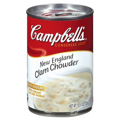 Campbells new england clam chowder 298g -24uds