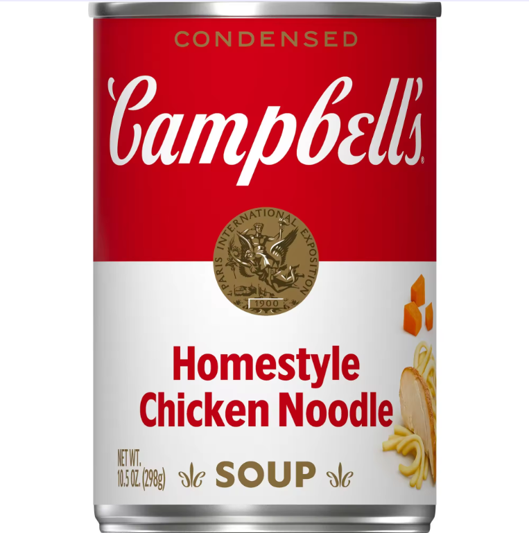 Campbells sopa de fideos y pollo x3