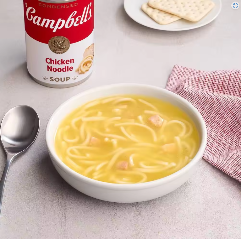 Campbells sopa de fideos y pollo x3