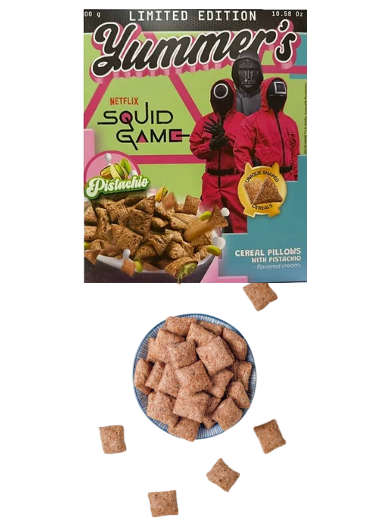 Squid Game Cereales de Pistacho 300g / Juego del calamar Netflix