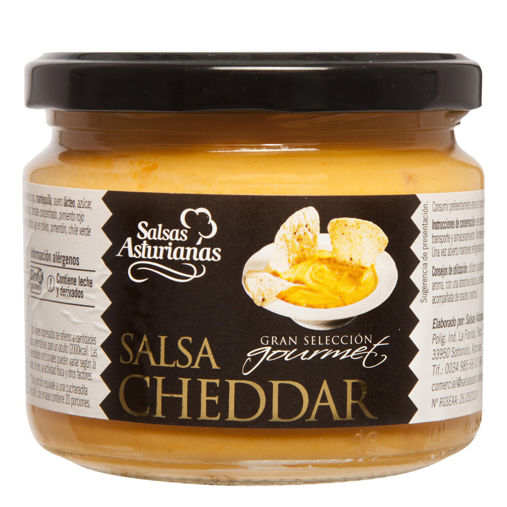 Salsas Asturianas Salsa Cheddar Gran Selecci?n Gourmet 300g