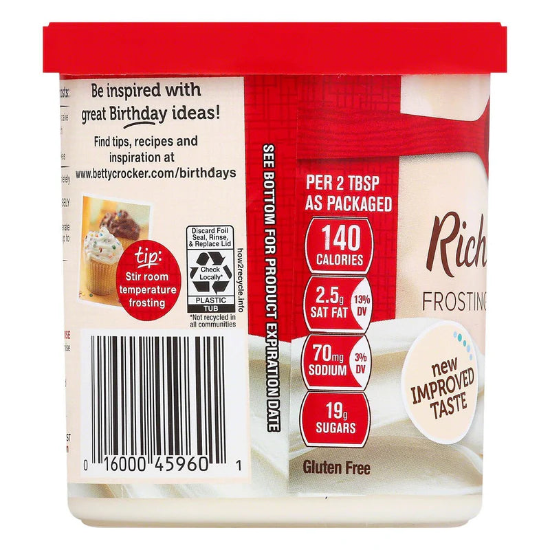 Betty Crocker rich & creamy frosting cream cheese 453g