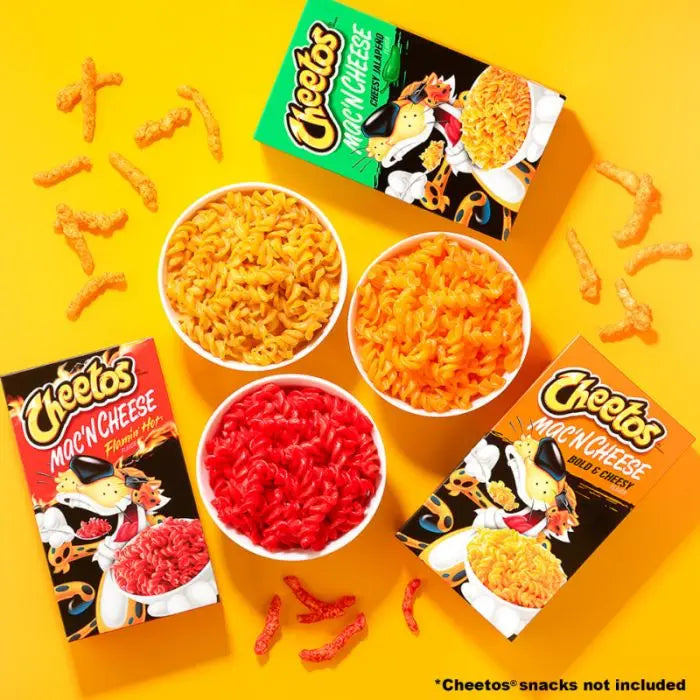 Wonderbox Cheetos Mac and Cheese - Flamin Hot, Jalapeño y Bold&Cheesy