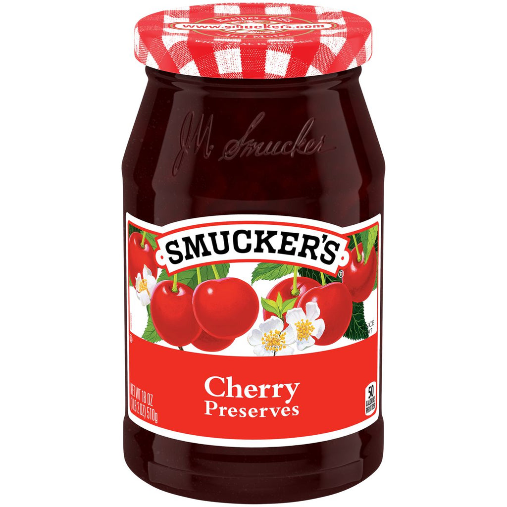 Smucker´s cherry preserves Net Wt 18 Oz 510g