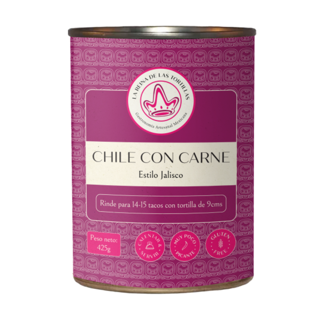 La Reina De Las Tortillas Chile Con Carne 425g