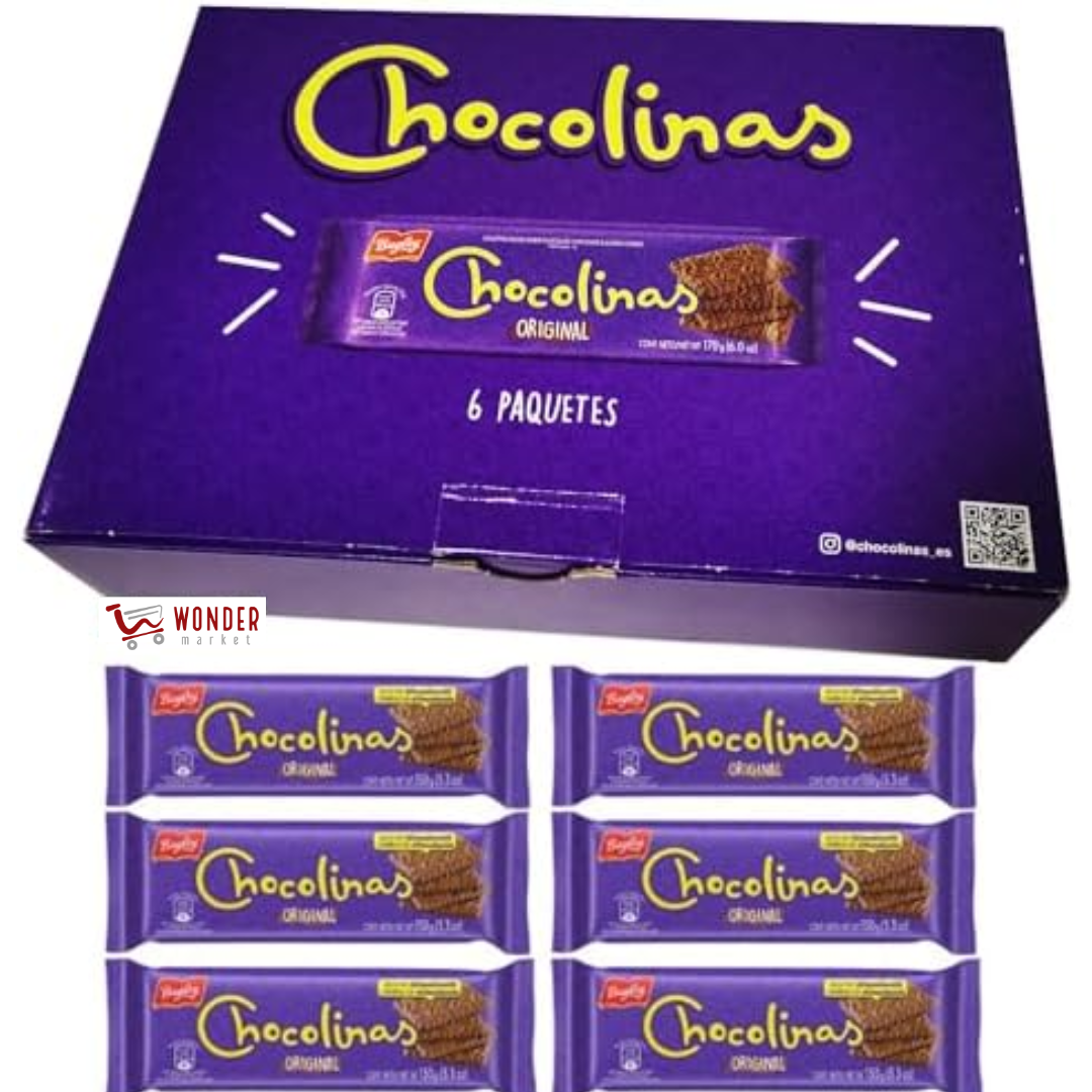 Chocolinas Caja de 6 paquetes (6 x 170g)