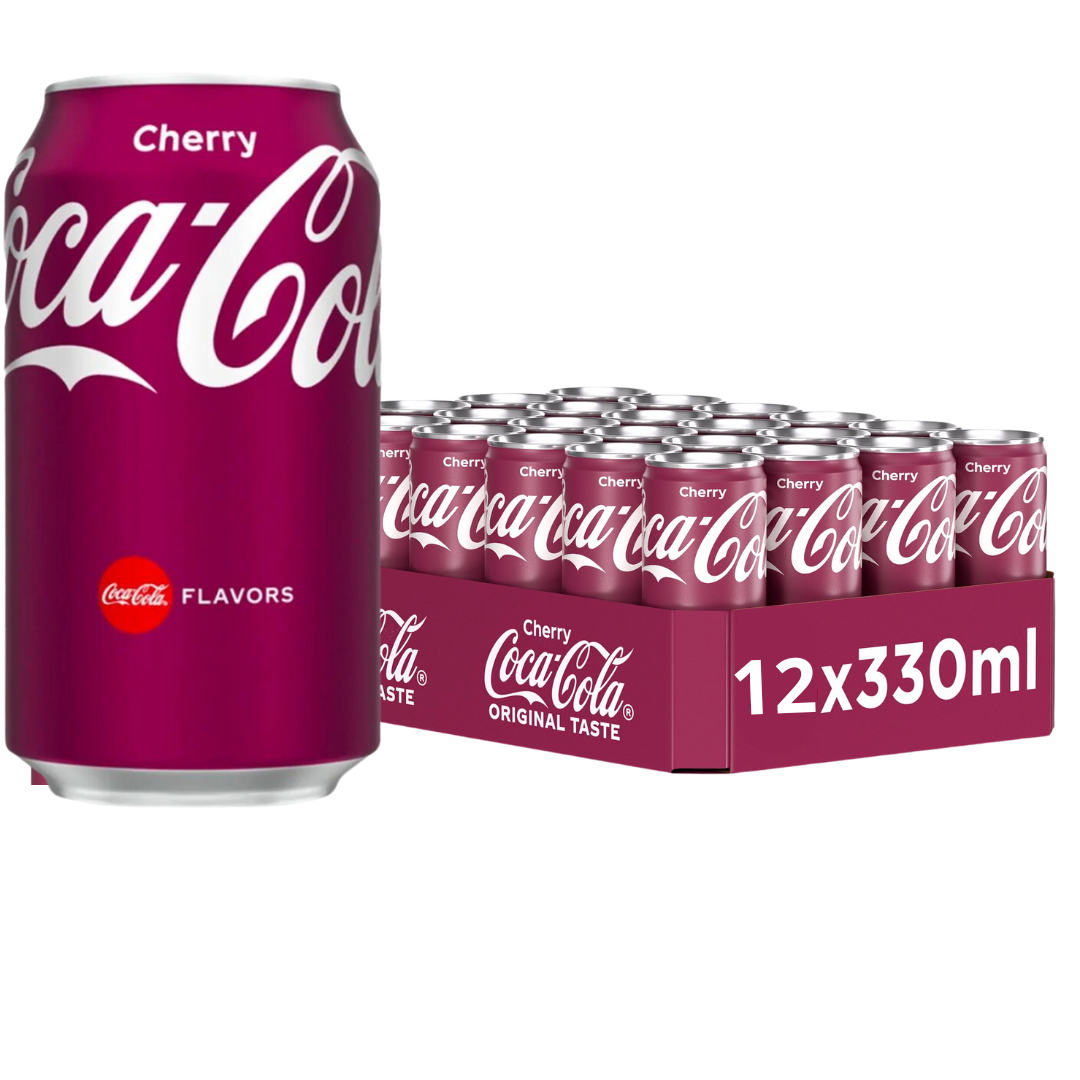 Coca Cola Cherry 330ml - 12 unidades