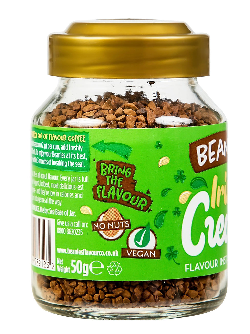 Beanies IrishCream 50g - Café Instantánea