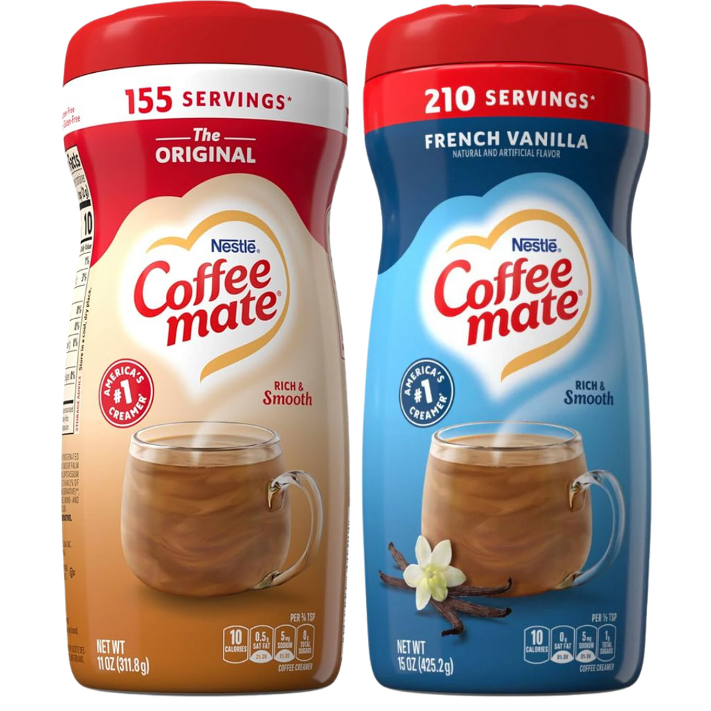 Pack Coffee Mate Original + French Vanilla