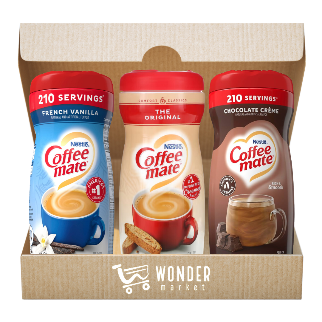 Wonderbox Coffee Mate French Vanilla + Chocolate + Original
