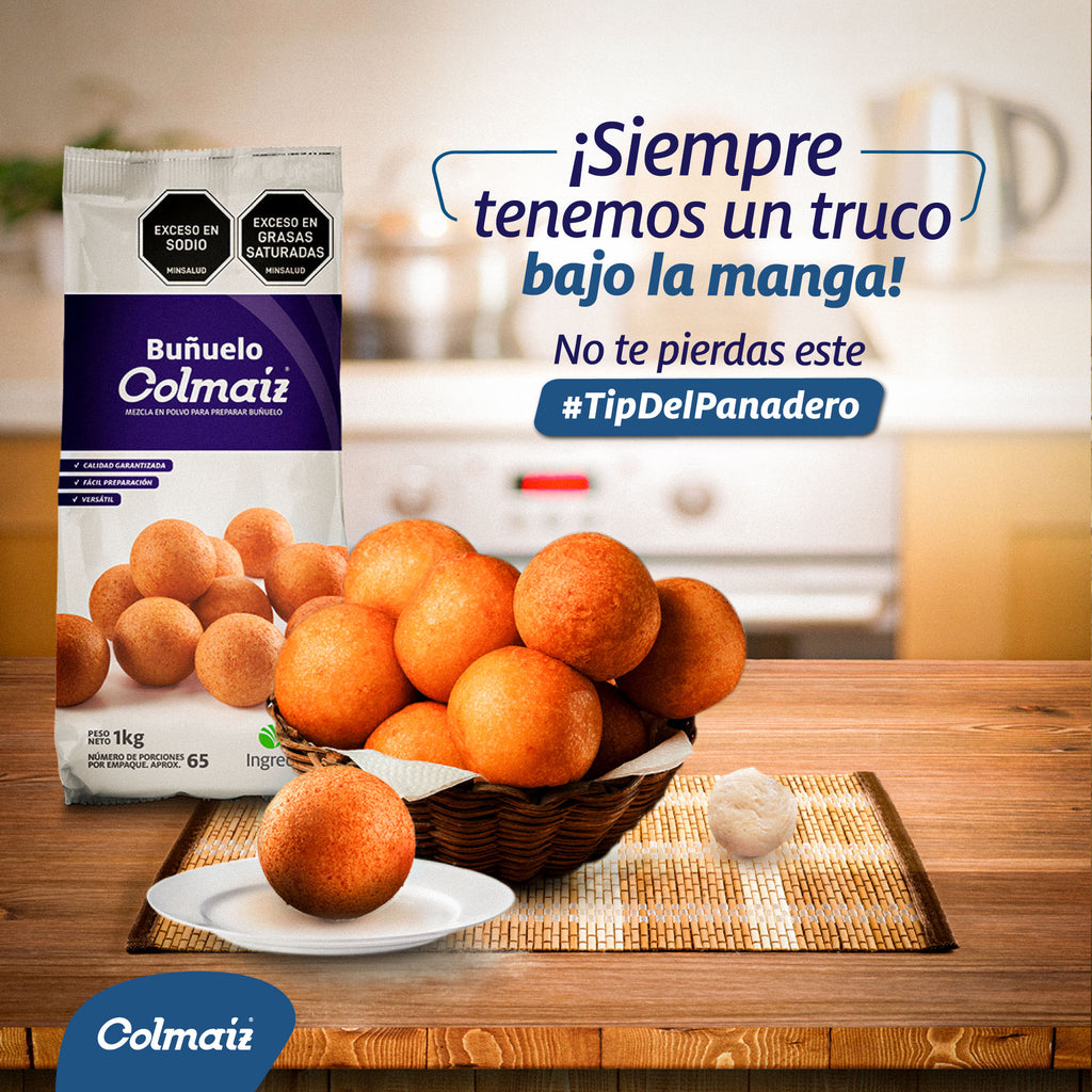 Colmaiz Mezcla para Bu?uelos 1kg - Producto Colombiano