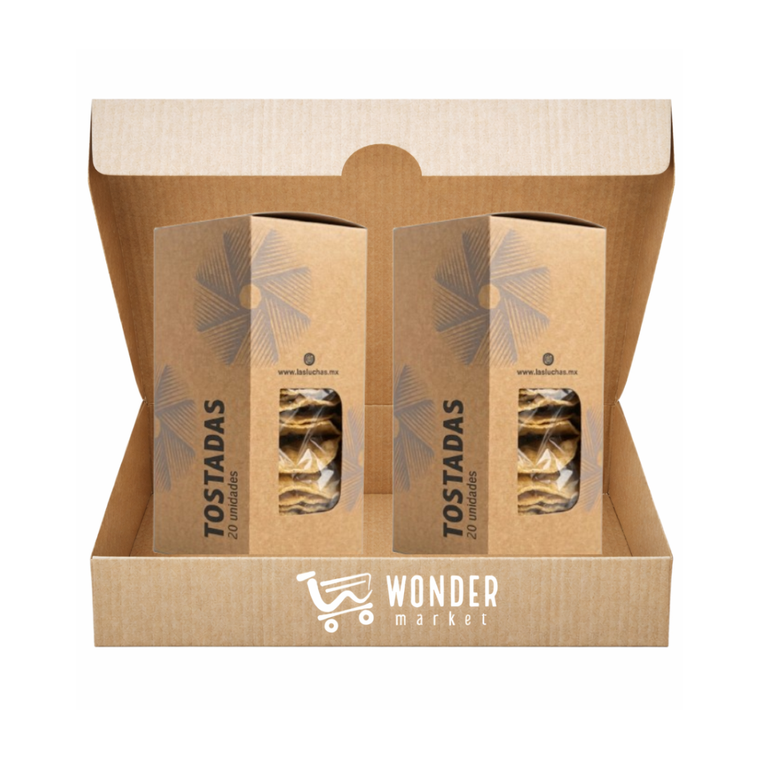 Wonderbox Pack Las Luchas Tostadas de Maíz